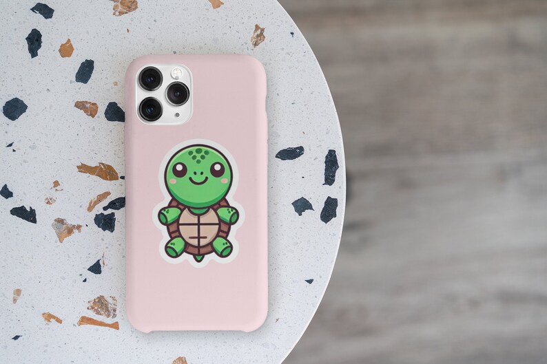 Turtle Shell Protection Tablet 1 Pc Happy Turtle Vinyl Sticker,sticker for Tablet Laptop Wall Car ...