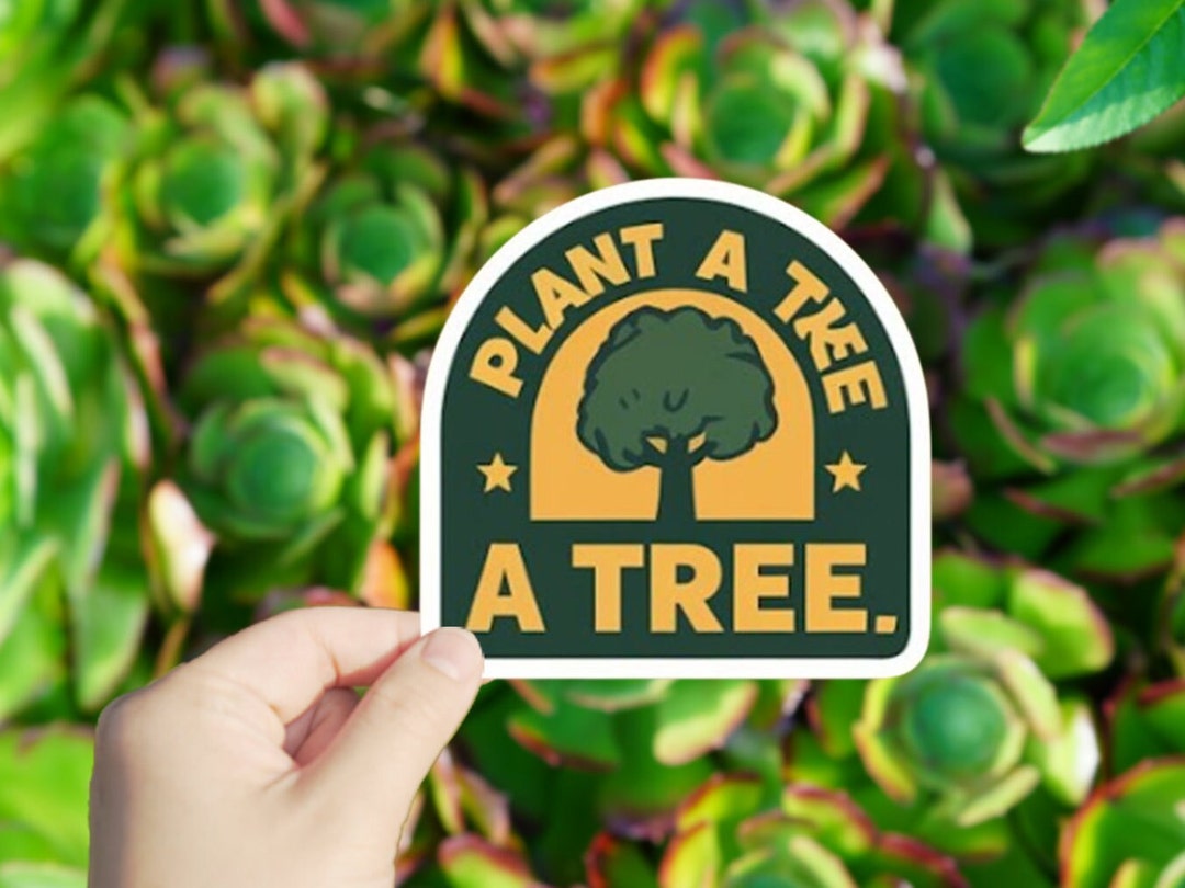 1 Pc Tree Planting Vinyl Sticker,sticker for Tablet Laptop Wall Car ...