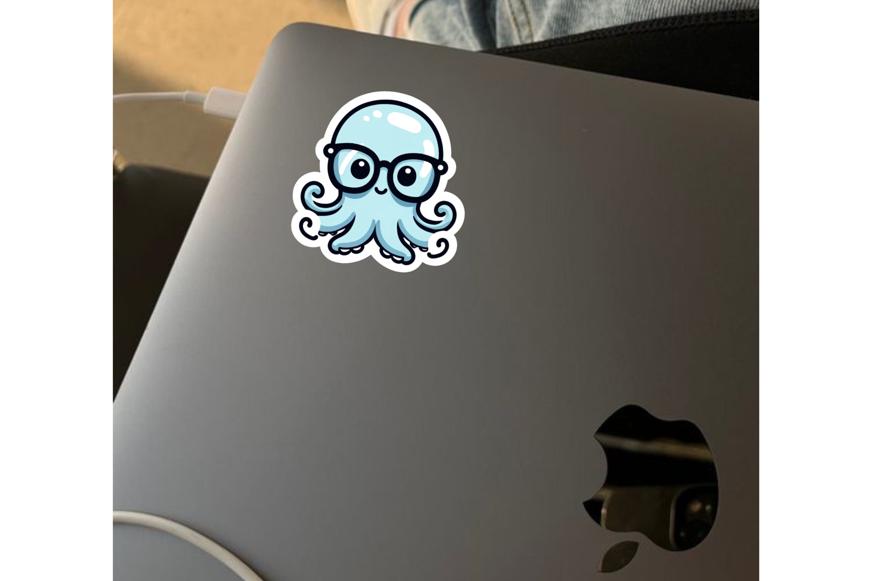 Tie Dye Octopus Vinyl Decal Sticker (2 Pack) - 5 Inch Colorful Decals For Car, Laptop, Window, Wall Decor - View #8