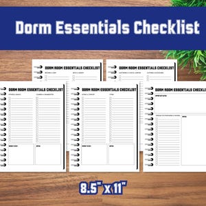Checklist essentiële benodigdheden voor studentenkamers, inpakken, boodschappenlijstje, voorbereiden op universiteit, benodigdheden voor studentenkamers