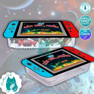 Sweet Canva Template Switch Jeu vidéo Modifiable Téléchargement instantané