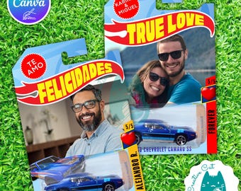 Canva Car Cover Template - Editable - Instant Download
