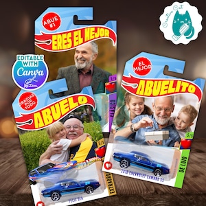 Grandparents' Day Car Cover Editable Canva Template