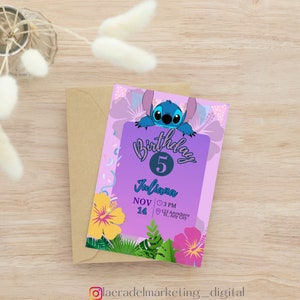 Stitch Birthday Invitations, the funniest party in the universe!
