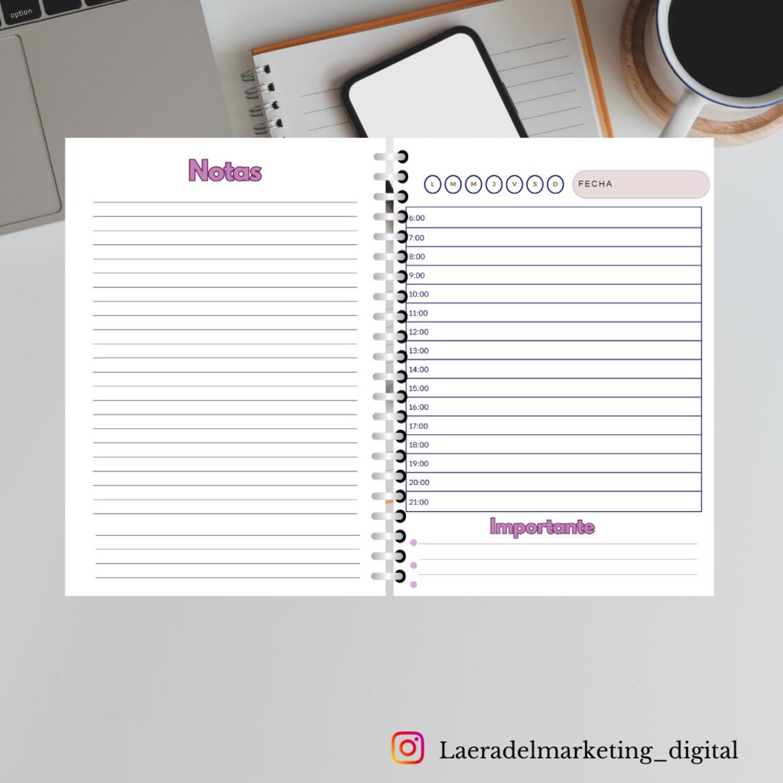 Agenda Stich 2024 Imprimible Etsy