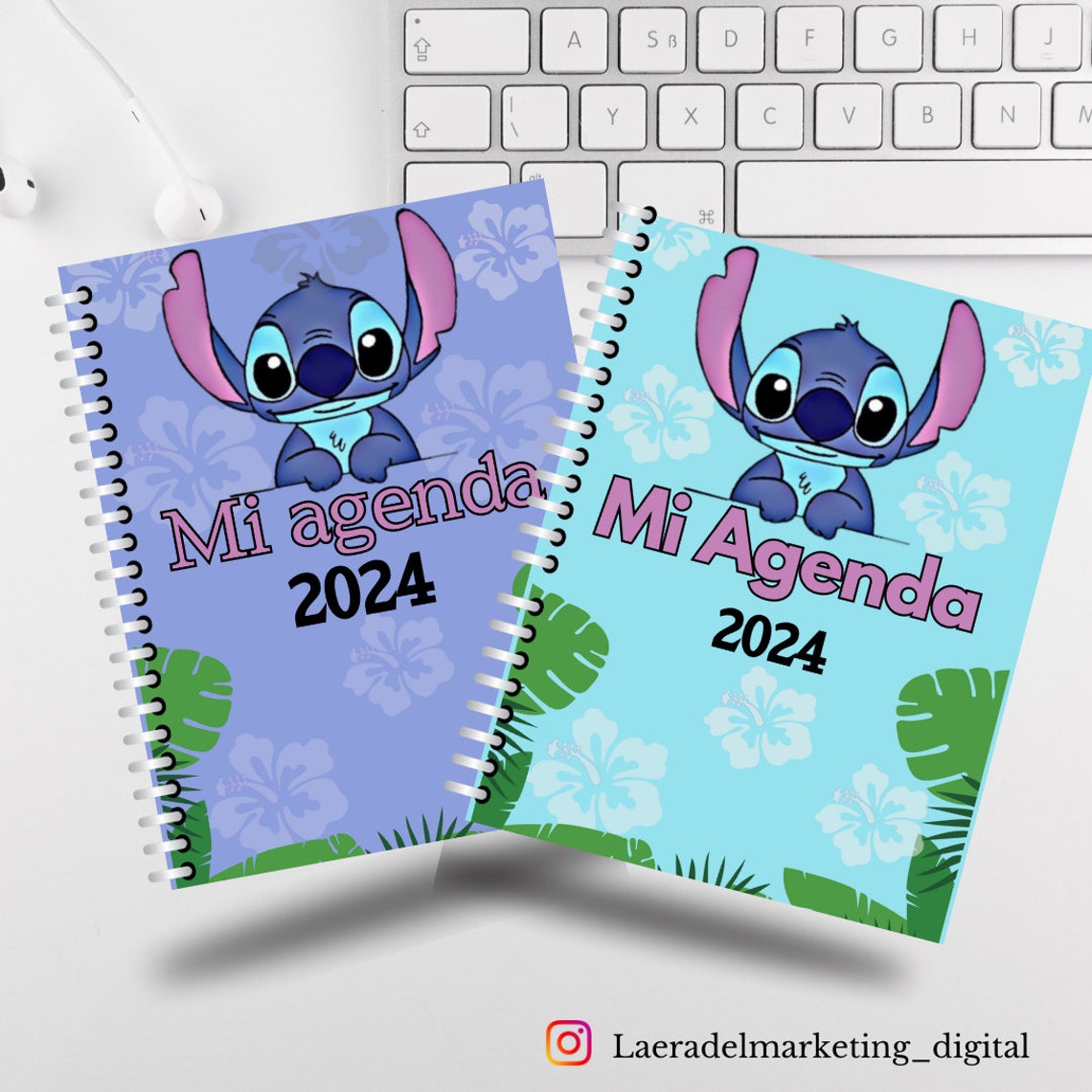 Agenda Stich 2024 Imprimible Etsy