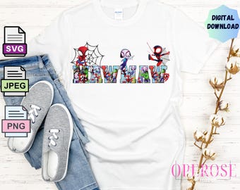 Spidey Mawmaw Tee: SVG, PNG, JPEG (Digital Download)