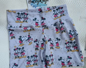 Kids: Mickey + Minnie Shorts