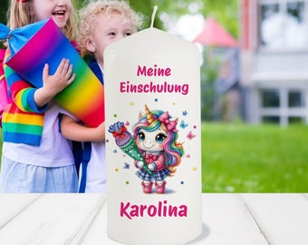 Kerze einschulung Mädchen