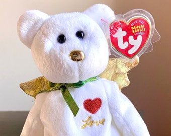 2004 47005 Gift Hallmark Exclusive Holiday Angel Teddy Bear Ty