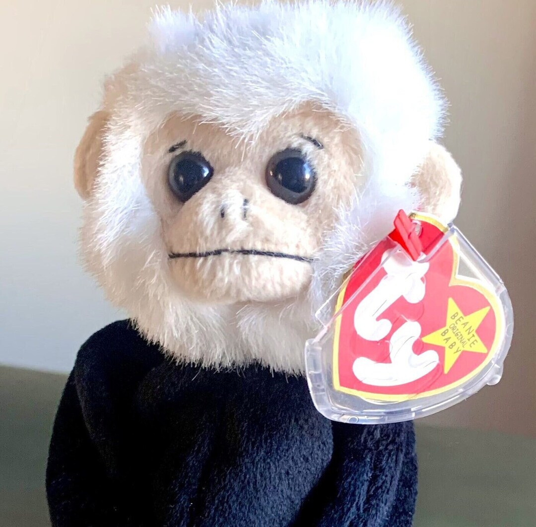1999 4224 Vintage Mooch Spider Monkey Plush Ty Beanie Baby Stuffed
