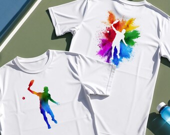 Paint Splash Pickleball T-Shirt. pickleball tshirt, pickleball lover, pickleball gift, pickleball, pickleballer shirt, pickleball tee