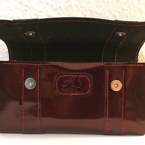 Leather Wallet for Women – Handmade Bifold Purse with Coin Pocket. Leder Geldbörse Damen – Handgemacht mit Münzfach und Karten