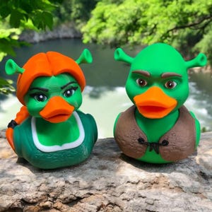 Shrek, Fiona & Donkey 3D Printed Ducks – A Quacky Fairytale for Jeep Ducking
