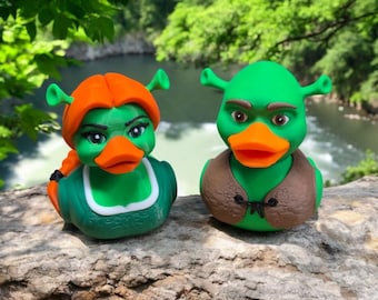 Shrek, Fiona & Donkey 3D Printed Ducks – A Quacky Fairytale for Jeep Ducking