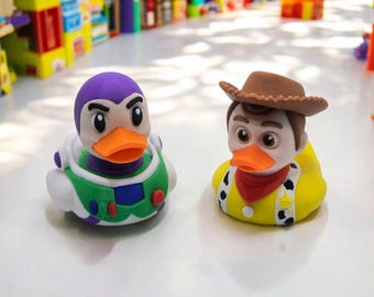Buzz & Woody 3D Printed Ducks – Toy Story Inspired Collectibles