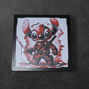 3D Printed Stitch Wall Art – Unique & Adorable Home Decor!