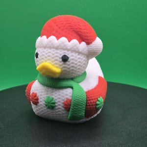 Snowman Duck Crochet and Tophat Thanksgiving Turkey Duck