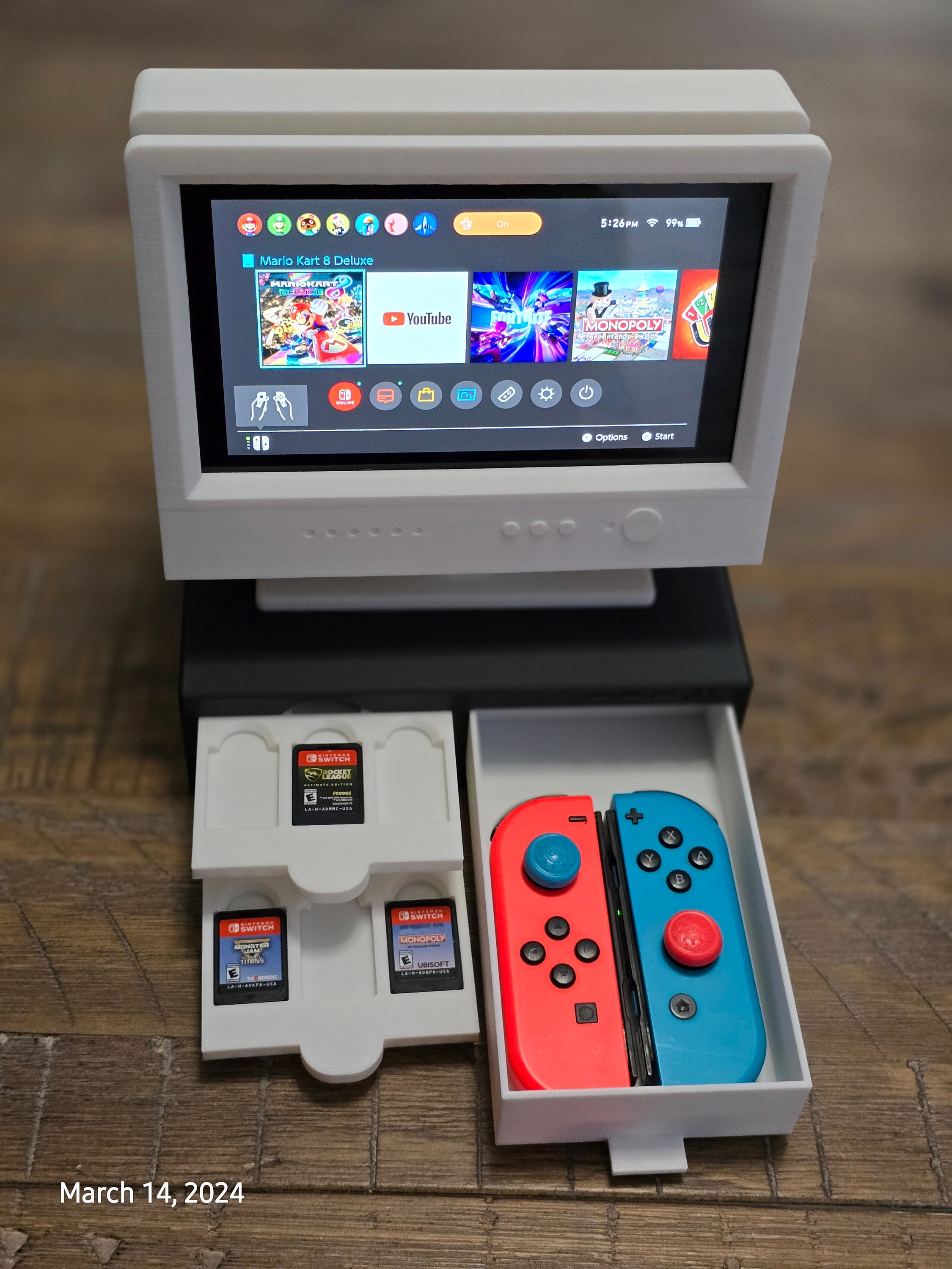 レトロPC風Nintendo Swichスタンド レトロPC風Nintendo Swichスタンド スマホスタンド・スマホ