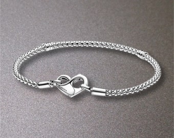 Pandora Moments Nieten Armband - S925 Sterling Silber - Geschenk für Sie