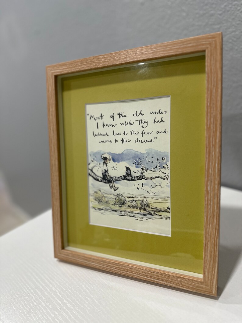 Framed Book Pages Wallart Home Decor Love Inspirational Wall Art the