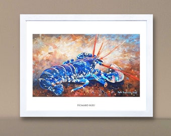 Blue lobster from Tregastel - Cotes d'Armor - Brittany - Seafood