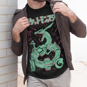 Rayquaza tee Perfect for a Gift, Present, Holiday, Birthday Japanese Anime image 1