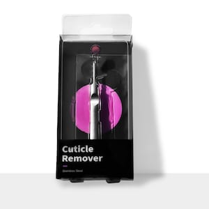 Diva Cuticle Remover: Brushed Stainless Steel Manicure Tool