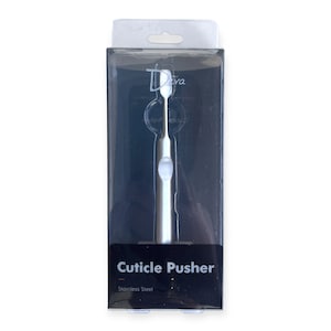 Diva Manicure Tools | Cuticle Pusher | Brushed Stainless Steel | Gifts for Him/Her | Smoothed Edges | Premium Finish | Gift Box Packaging
