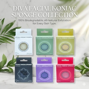 Esponja facial Konjac orgánica: exfoliación suave, cuidado de la piel coreano