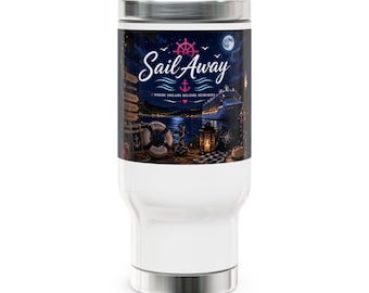 Kubek podróżny Sail Away | Stal nierdzewna, 14 uncji | Hawaje