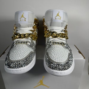 bedazzled jordan 1s