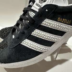 Zapatillas Adidas Gazelle o Samba con brillantes diamantes de imitación