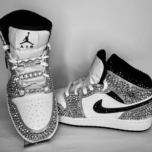 blinged out jordan 1