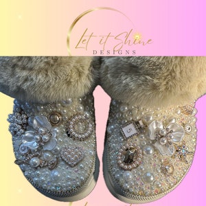 Bling Furever Crush Croc Boots, Mothers Day gift, rhinestone crocs, bedazzled shoes, custom booties, customized clogs, luxury crocs image 5