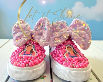 Ms. Rachel Rhinestone Sneakers, Blinged-Out Toddler Shoes