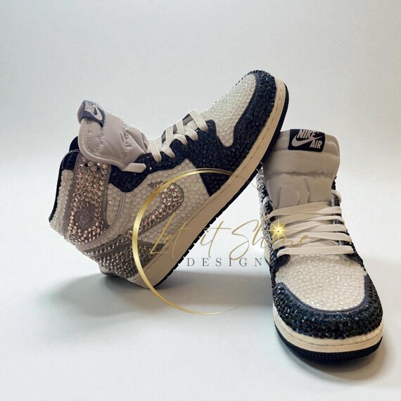 rhinestone air jordan 1