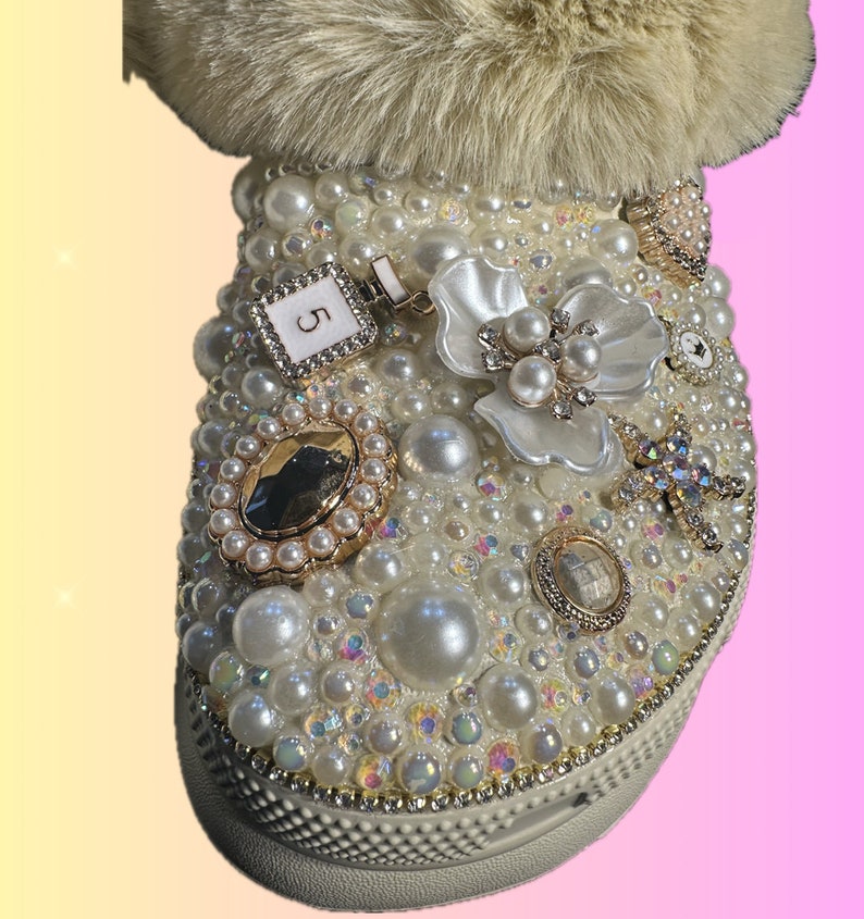 Bling Furever Crush Croc Boots, Mothers Day gift, rhinestone crocs, bedazzled shoes, custom booties, customized clogs, luxury crocs image 6