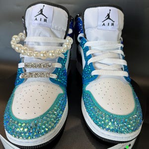 blinged out jordan 1