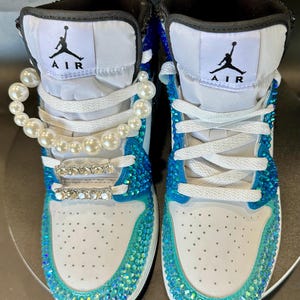blinged out jordan 1