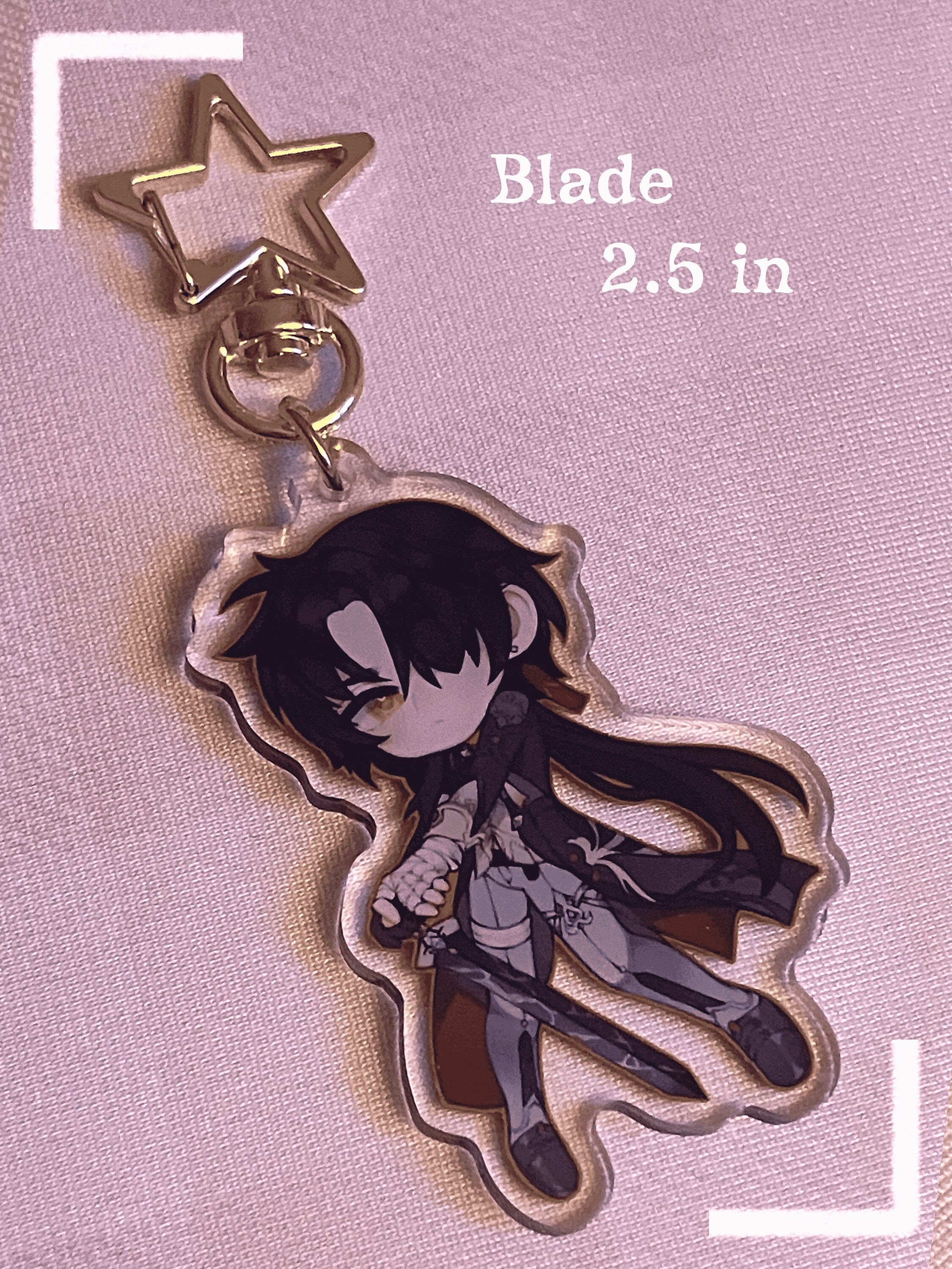 Honkai Star Rail Acrylic Keychains: Blade, Kafka, Dan Heng