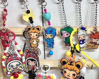 Handicraft and Unique | Hirono & Zsiga Acrylic Handmade Keychains | Bag Charms | Phone Charms | One of Each | Each one is different.