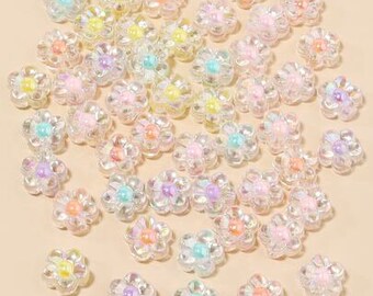 100 Stück Blumen Design DIY Perle