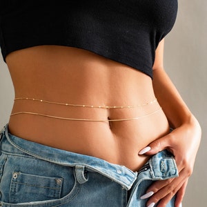 Body Chain, Belly Chain,Silver Body Chain, Waist Chain Women, Festival Jewelry, Waist Jewelry Gold, Gift for Her