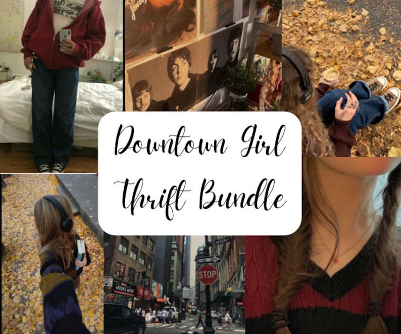 Downtown Girl Thrift Bundle - Etsy