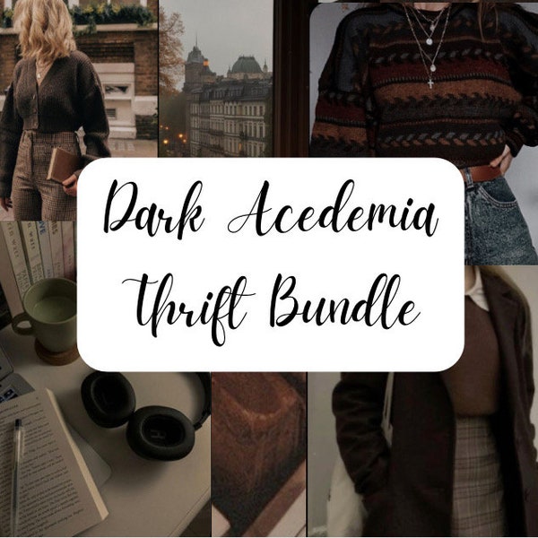 Dark Academia Thrift Bundle