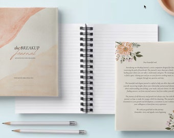 The Breakup Journal | 50 questions to help you navigate your healing | Self-love Journal