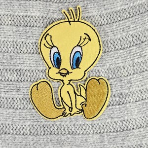 Yellow Bird Cartoon Embroidered Iron On/Sew On Patch