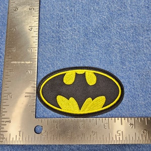 Batmn Logo Embroidery Patch Iron On / Sew On