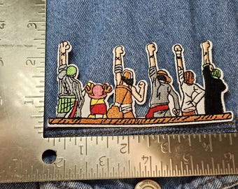 One P. Anime Characters Monkey D. L. Embroidered Iron On Patch - Arabasta